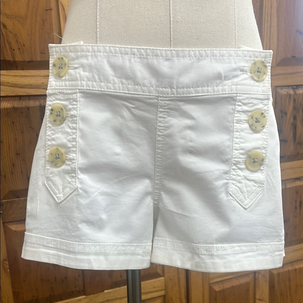 Express White High Waist Women Shorts